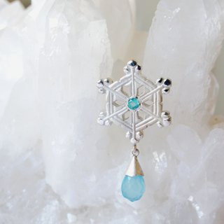 ❄ winter limited ❄ snow crystal earrings (SBC)