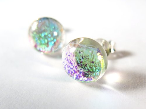 Glass sterling silver jewelry / X4