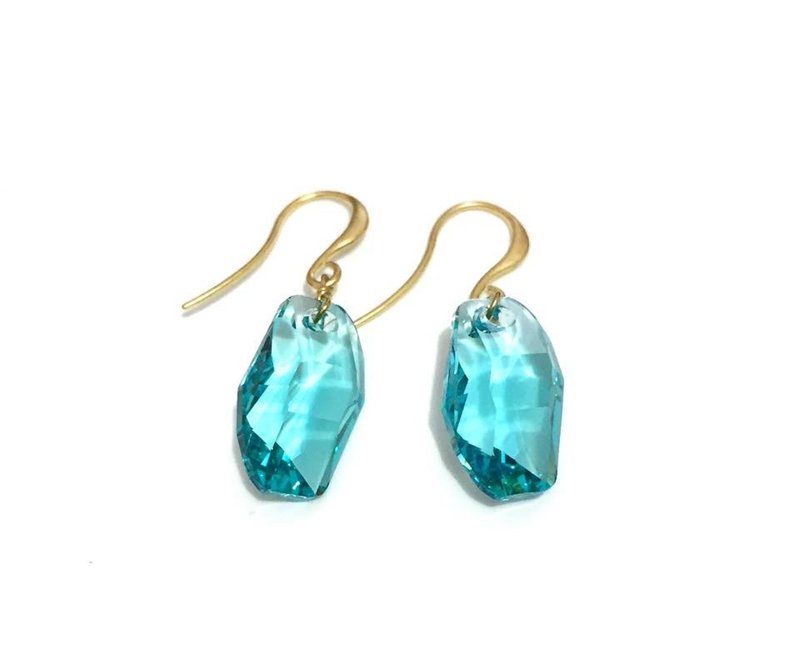 Simple Swarovski Crystal Earrings