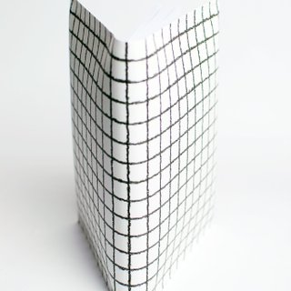 Not trimmed. Note Book-Black and White
