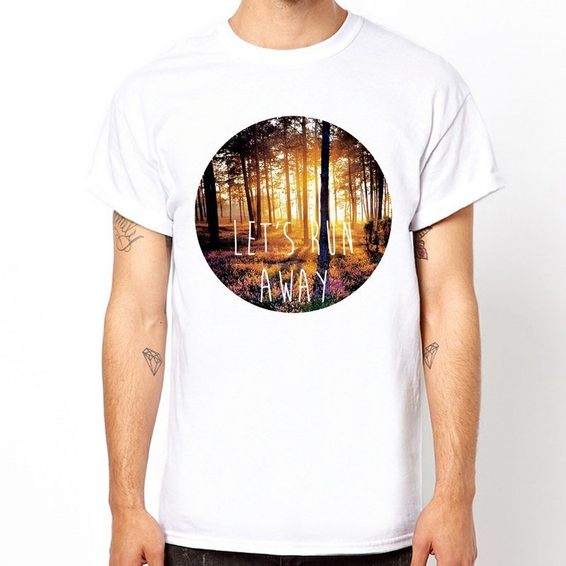 LET'S RUN AWAY-Forest t shirt