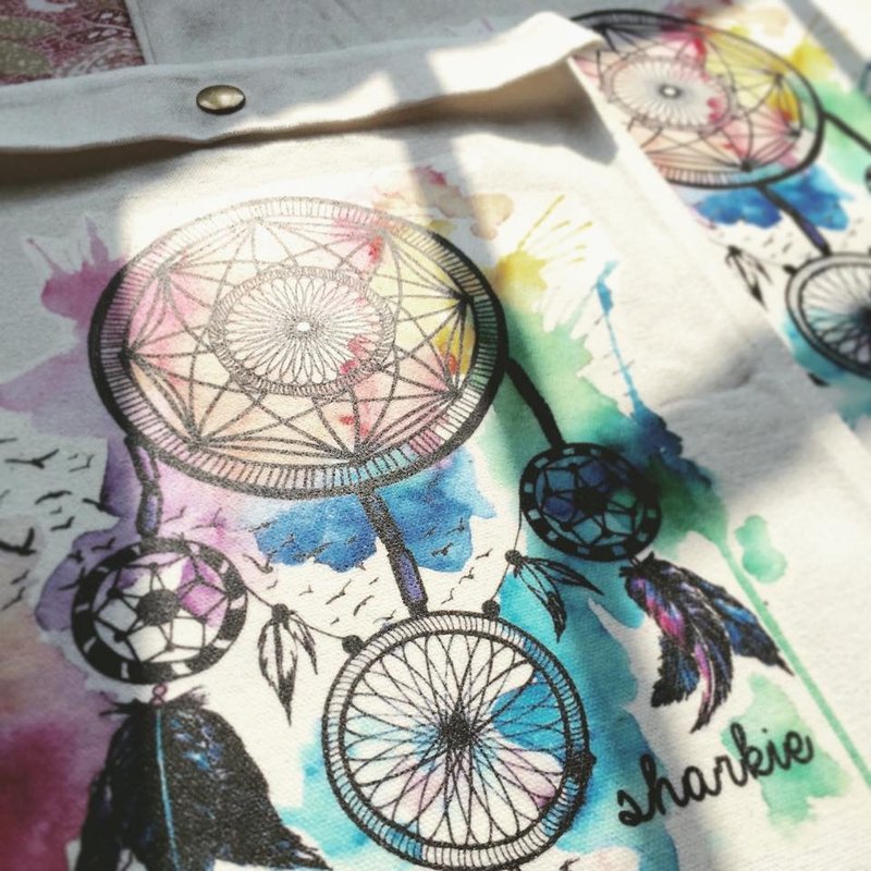 捕夢網 帆布文件袋 Dreamcatcher File