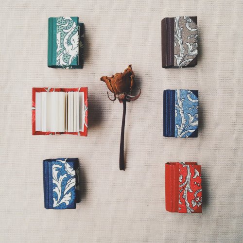 Classic Handmade Mini Book ( multi-color cover)