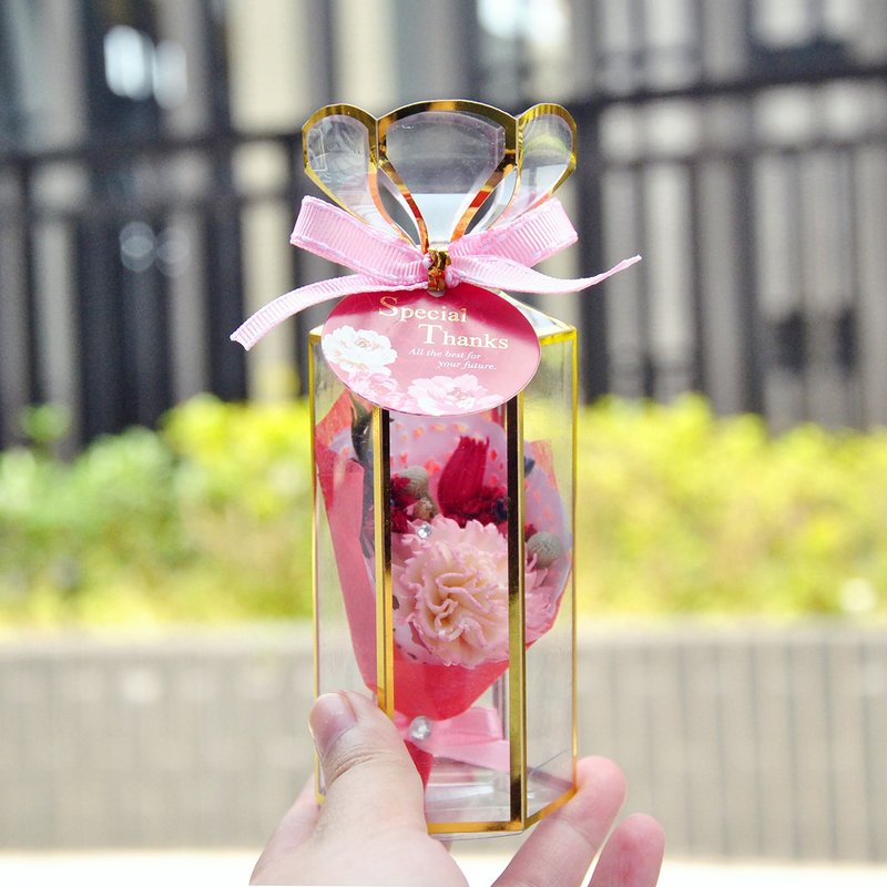 康乃馨擴香花束禮盒(小) 乾燥花禮 生日禮物 母親節禮物 聖誕禮物 - 乾燥花/永生花 - 植物.花 紅色