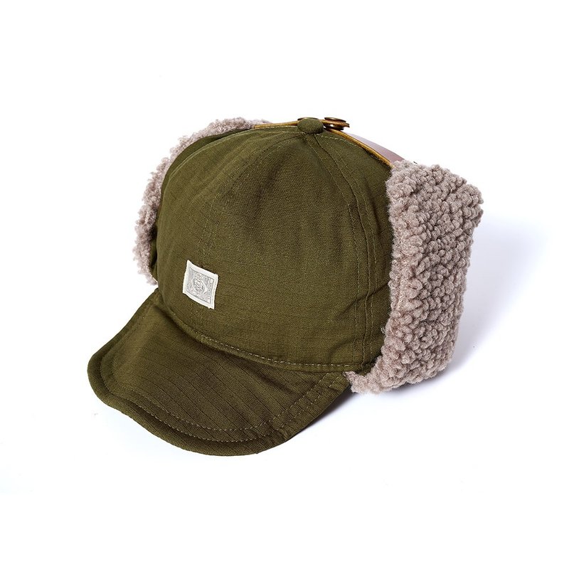 Boa Cap - 橄欖綠 Olive - 帽子 - 棉.麻