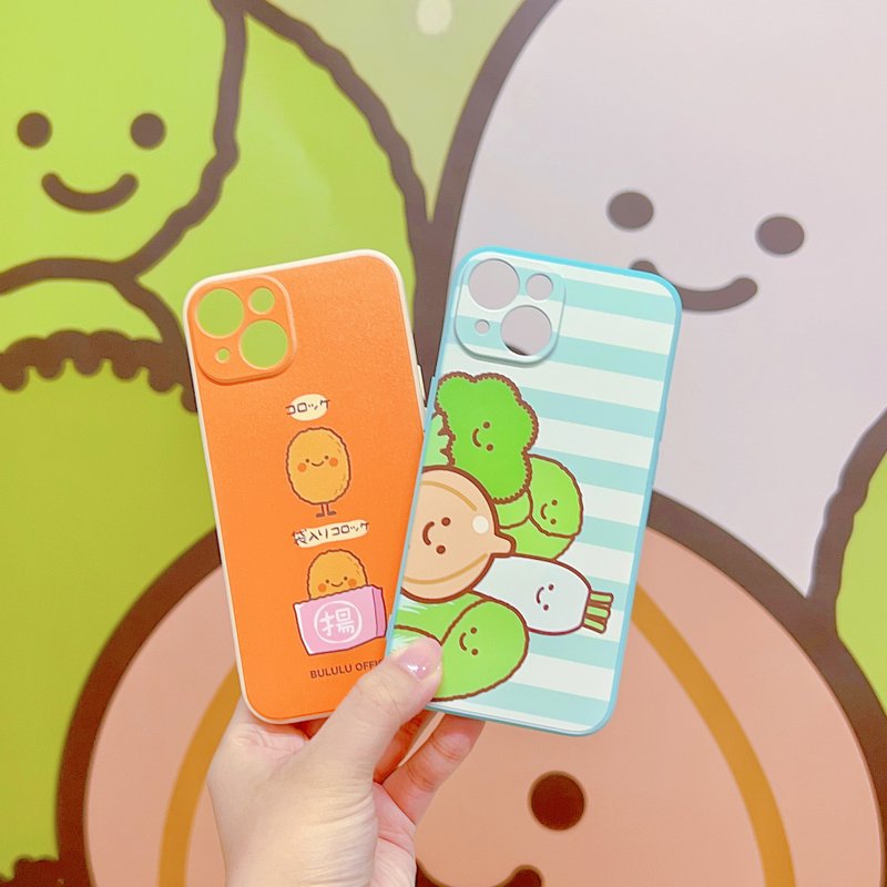 現貨 可愛蔬菜 薯餅仔 手機殼 - 手機殼/手機套 - 矽膠