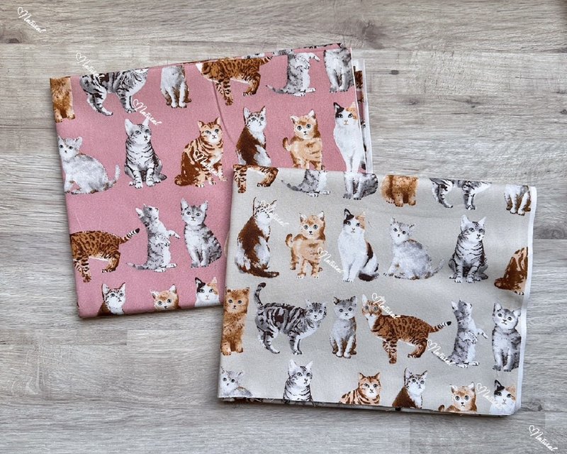 【日本 棉麻布料】花色挑選 手作布包 客製布品 - 編織/刺繡/羊毛氈/縫紉 - 棉.麻 多色