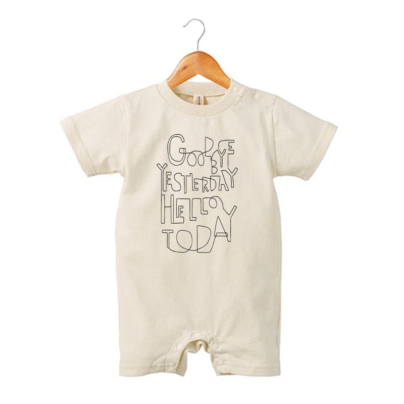 Goodbye yesterday, Hello today Baby rompers