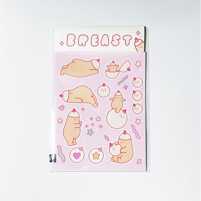BREAST stickers
