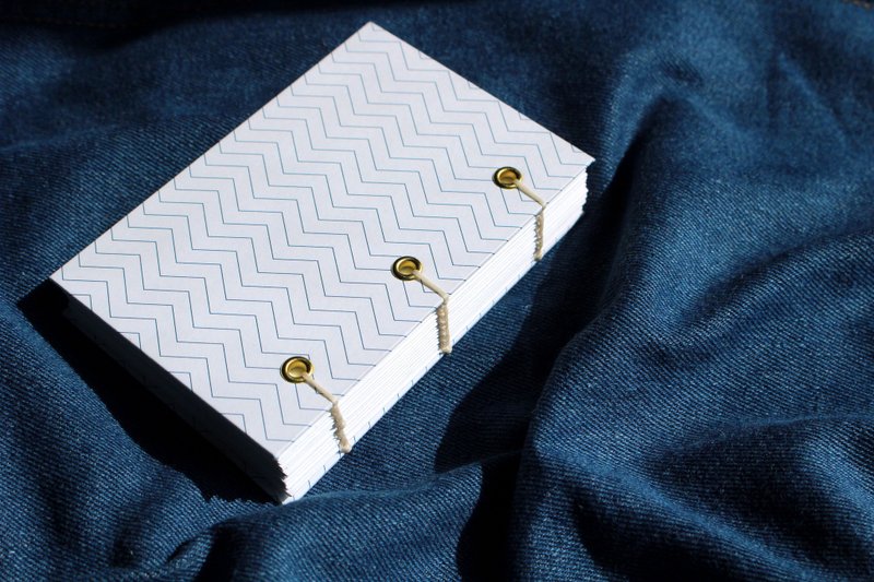 簡約風 手縫 精裝 筆記本 - 筆記本/手帳 - 紙 白色