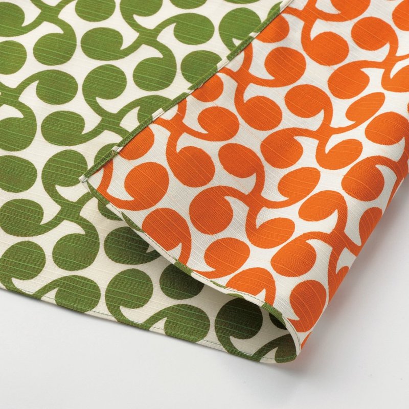 Japanese Praieredog Yisha style two sides Feng Lu / Bento towel - sprout (green / Cheng)
