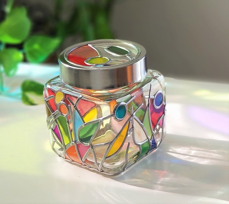 5Way 多様な用途    ティンカーベルのキャニスター - 花瓶/花器 - 玻璃 多色