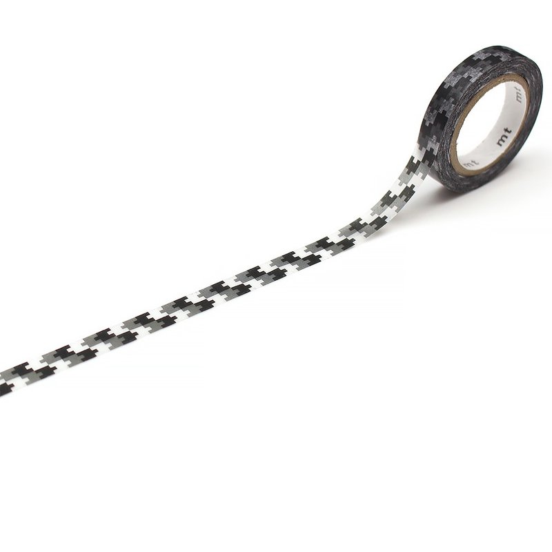 mt TOREHARI 描圖紙膠帶 / 拉鍊 (MTTRHA01) / mt2022SS - 紙膠帶/和紙/PET - 紙 黑色