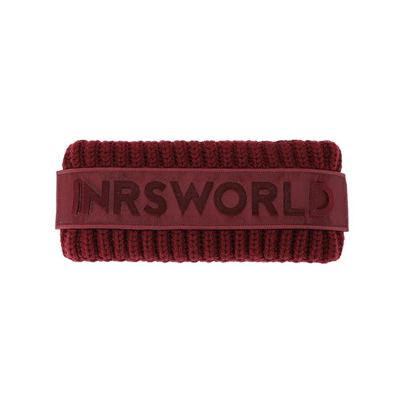 五折出清 厚版羊毛字母頭帶-鶴頂紅 (七色可選) 【INRSWORLD】 - 其他 - 羊毛 紅色