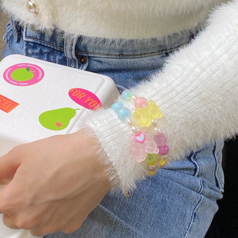 NEW! TEDDY BRACELET - 手鍊/手環 - 其他材質