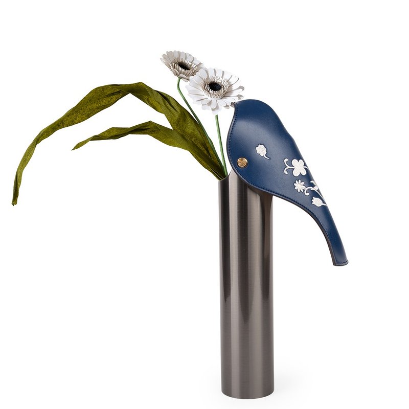 【花器】Zunyselect 棲鳥花器 | 新婚 入厝 開業 - 花瓶/花器 - 不鏽鋼 多色