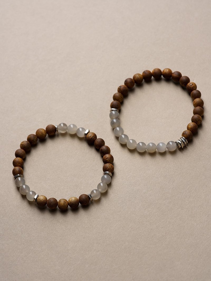 未時VISHI天然沉香養殖鶯歌綠奇楠沉香煙紫和田玉手串材料女中式 - 手鍊/手環 - 木頭 多色