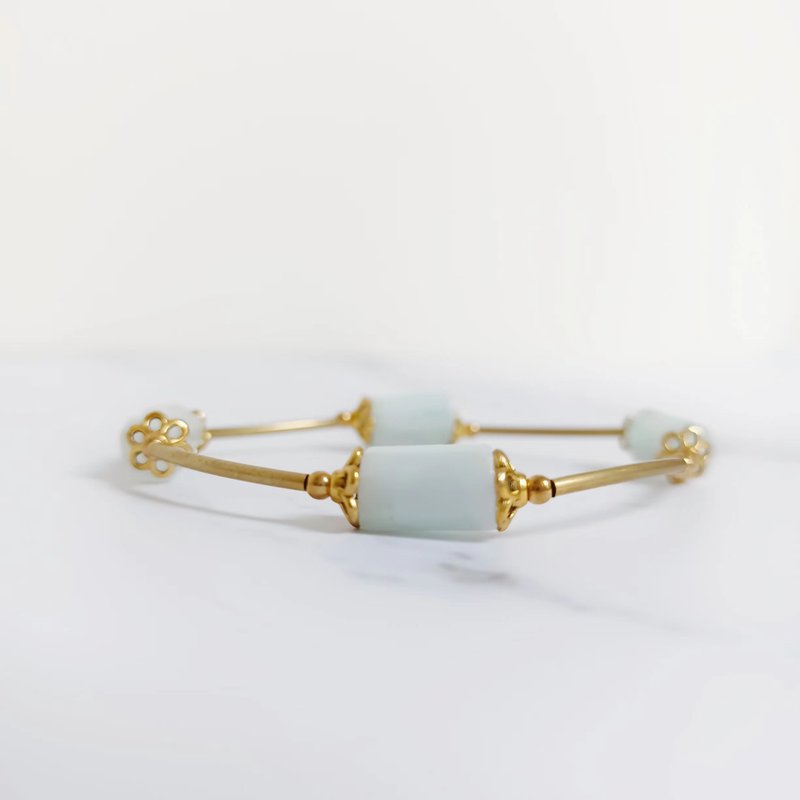 【海豚】仙氣手環/水晶/海藍寶石/彈性線好穿戴/免費換線 - 手鍊/手環 - 水晶 透明