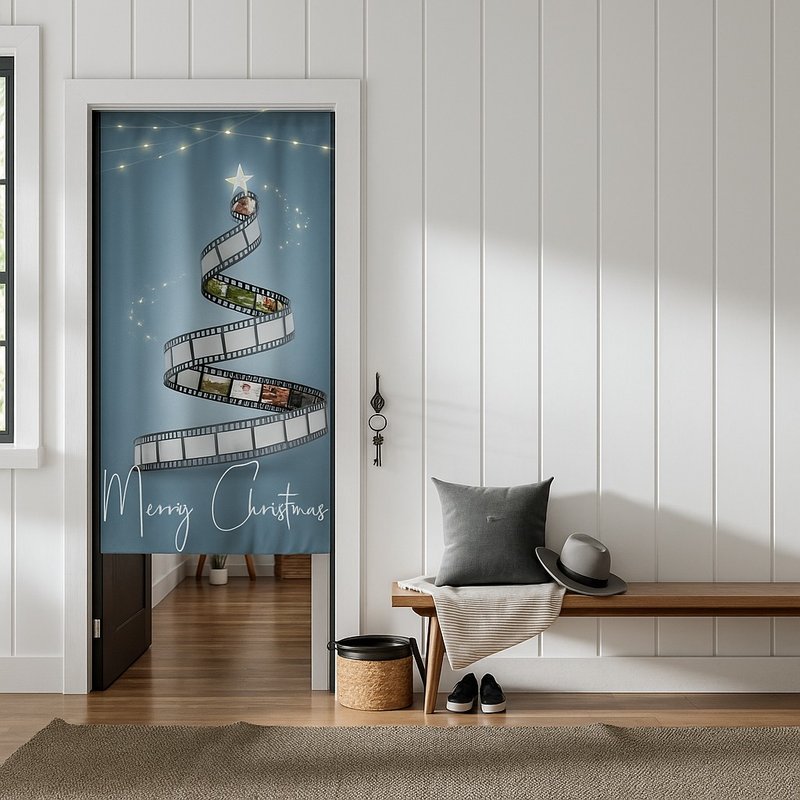 客製化聖誕節掛布 交換禮物 聖誕樹 照片 聖誕節 - 海報/掛畫/掛布 - 棉.麻