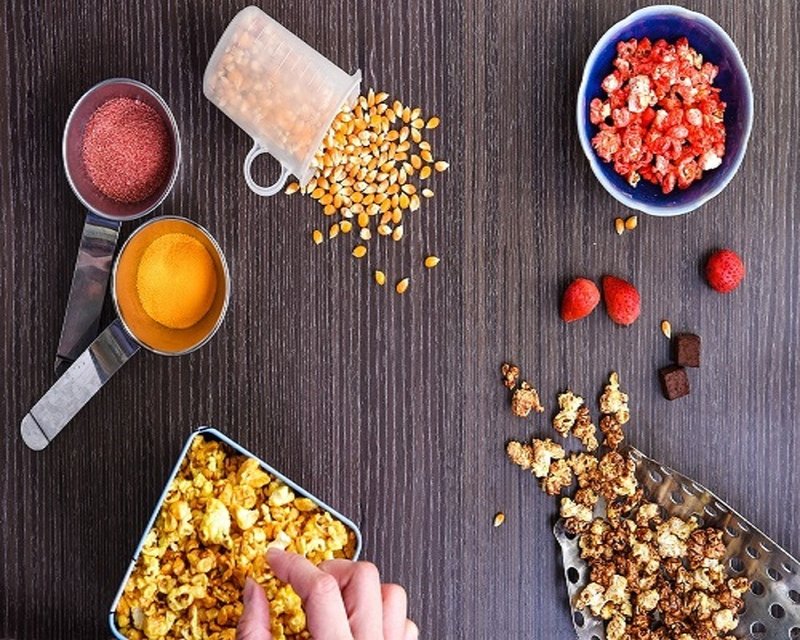 【花田喜】原味鹹爆米花- 3種罐型任選 - 手工餅乾 - 其他材質 粉紅色