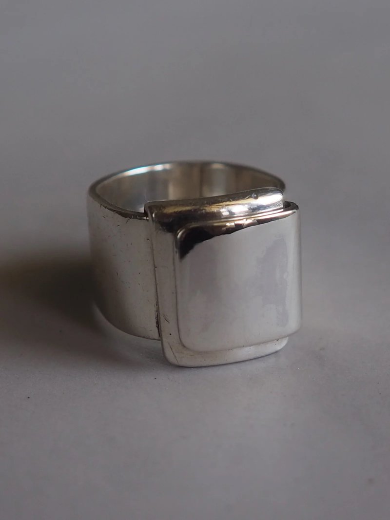 HERMÈS FOLDING RING エルメス フォールディング リング シルバー ヴィンテージ - 戒指 - 純銀 銀色