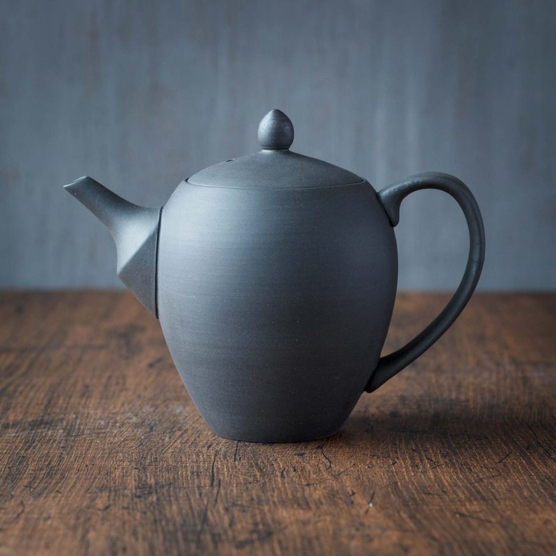 どんぐり急須 - Black - 茶壺/茶杯/茶具 - 陶 黑色