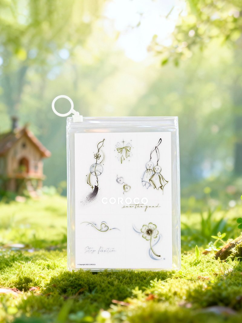 【啞光紋身貼紙】原創設計 | 刮刮紋身貼刺青貼 - Stay Positive - 紋身貼紙/刺青貼紙 - 其他材質