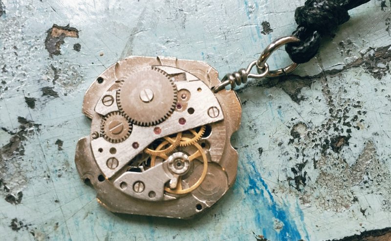 Frozen Time | mechanical watch movements necklace