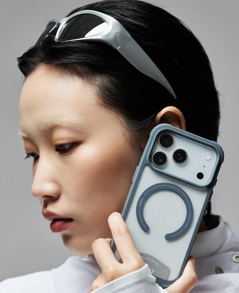 【bitplay】防摔磁吸殼 for iPhone 17 系列 岩石灰 - 手機殼/手機套 - 其他材質