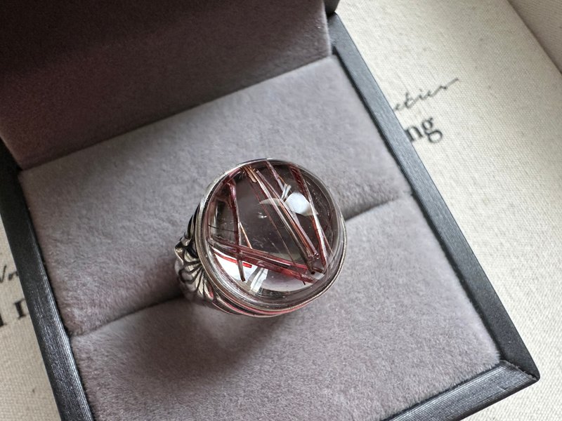 銅鈦 銀戒 - 戒指 - 水晶