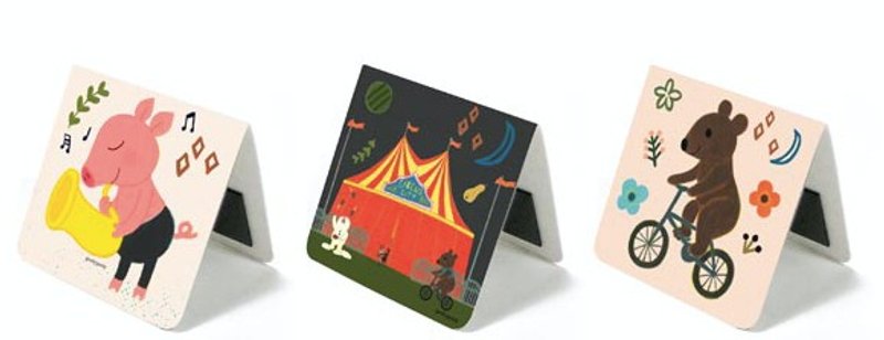 &Cabinet 磁鐵書籤 - Circus City