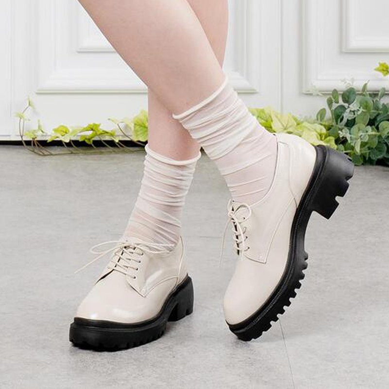 PRE-ORDER SPUR 厚底牛津鞋 SS8026 (Dove) - 其他女皮鞋 - 其他材質