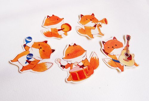Fox band sticker/waterproof