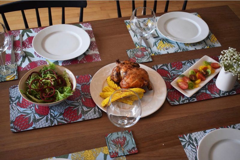 aLoveSupreme/南非文青手繪隔熱杯墊 - 杯墊 - 樹脂