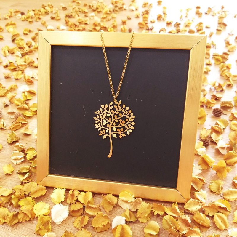 Pho Thong Tree handicraft necklace
