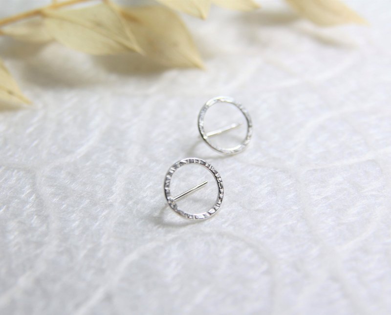 免費改夾式【圓舞曲】免耳扣設計/純銀耳環/OL必備/簡約原創/耳夾 - 耳環/耳夾/耳骨夾 - 純銀 銀色