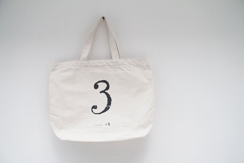 【+t企劃】數字包-3 - 手提包/手提袋 - 其他材質 白色