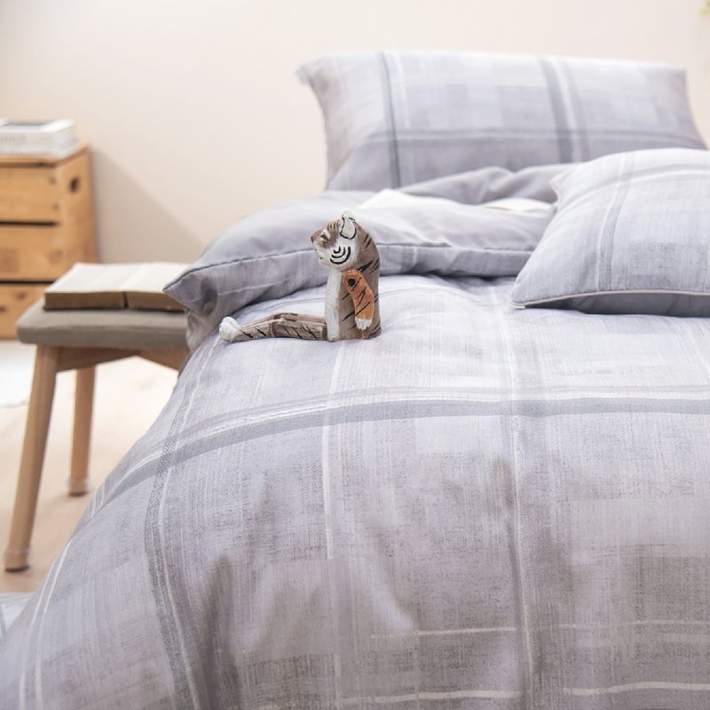 DR8900 羅弗敦 300織 天絲萊賽爾/床包枕套組/床包被套組/台灣 - 寢具/床包 - 環保材質