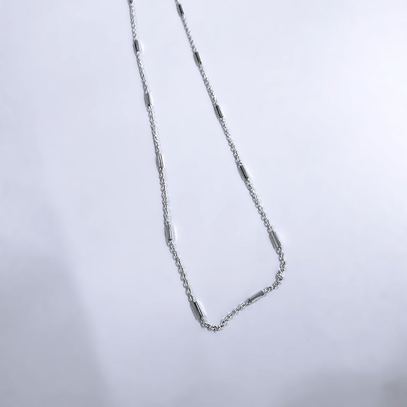 純銀線接項鍊款 - 項鍊 - 其他金屬 銀色