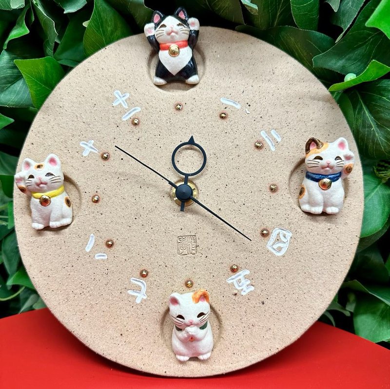 悠季陶瓷| 風水掛鐘 (圓形) - 時鐘/鬧鐘 - 陶