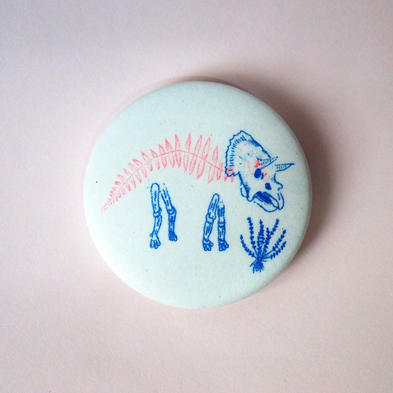 Triangle Risograph Printed Badge (New)