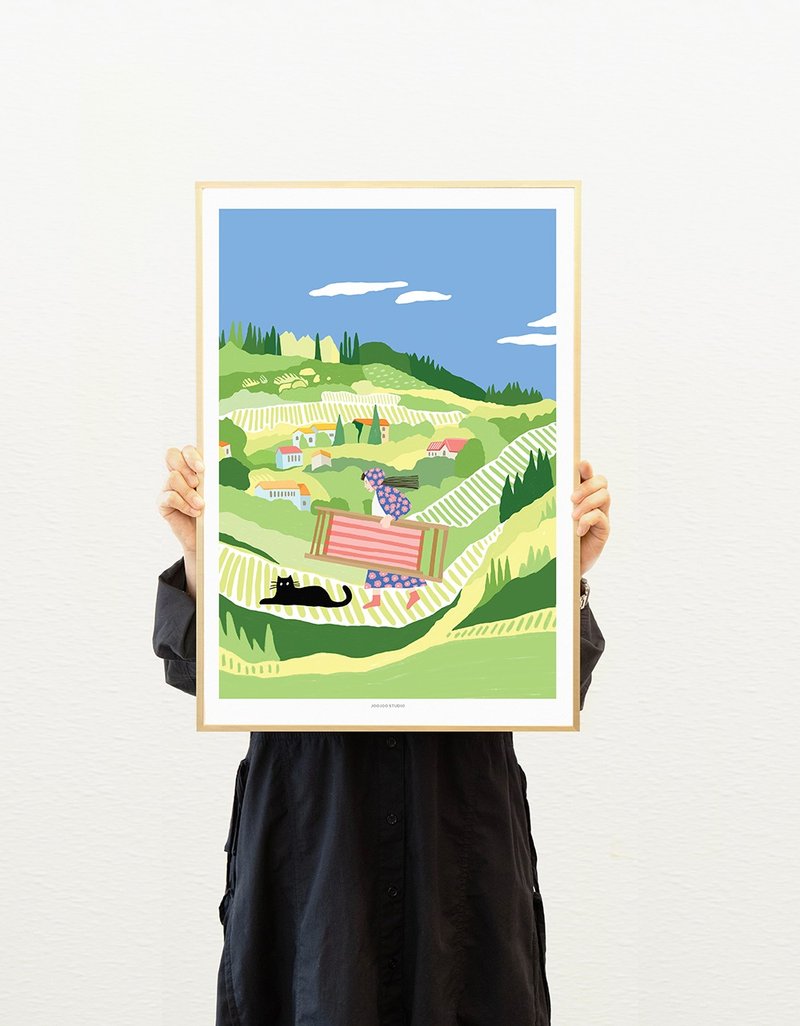 Like a Dream poster (A3/A4) - 海報/掛畫/掛布 - 紙 綠色