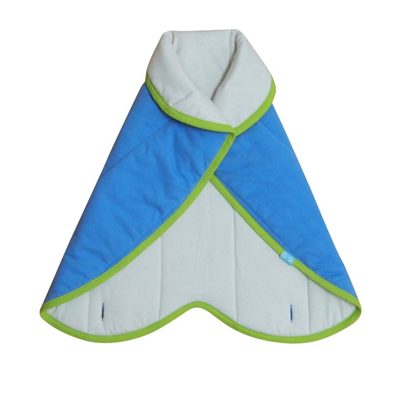 CLARECHEN 小飛俠披肩保暖毯 - 嬰兒床/床圍/寢具 - 棉.麻 藍色