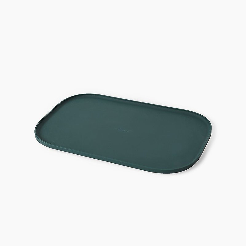 Oreo Mat Pet Food Silicone Placemat - Dark Green