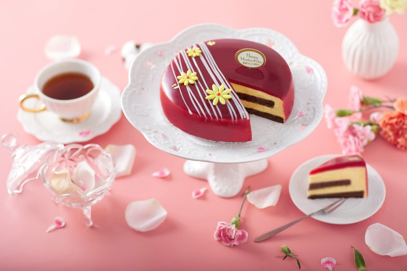 【喜憨兒。母親節蛋糕】紅寶Lady6吋。女神媽媽款。慕斯cake - 蛋糕/甜點 - 其他材質