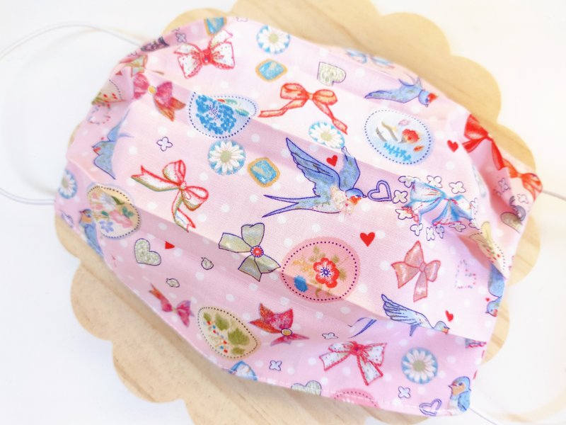 小鳥口罩套、布口罩 - 口罩/口罩收納套 - 棉.麻