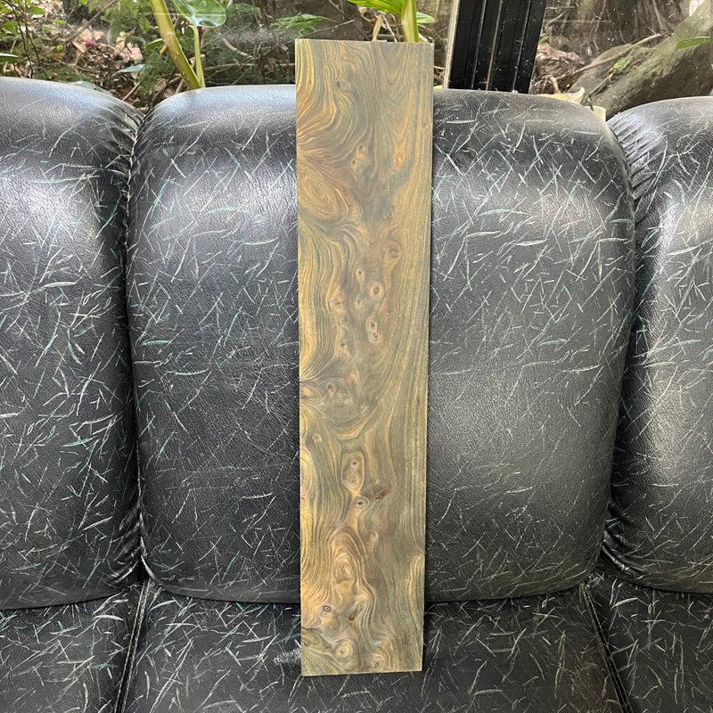 巴拉圭綠檀特選料木件一件 原料 藝術料 木件擺盤 桌面置物盤 - 擺飾/家飾品 - 木頭 綠色