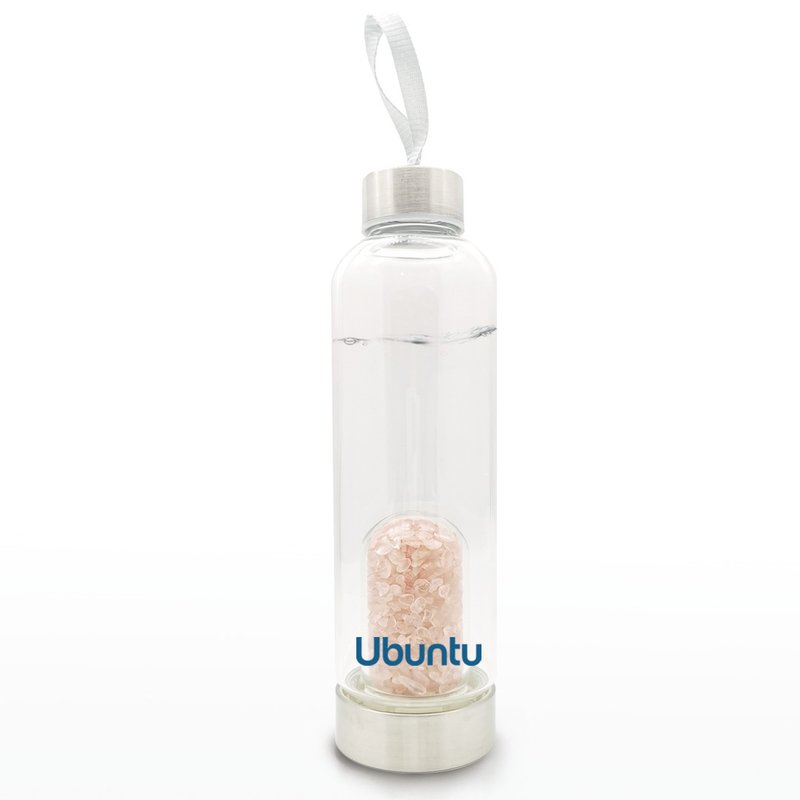 Ubuntu Crystal Gems Water Bottle | Water Reborn Indigo Blue
