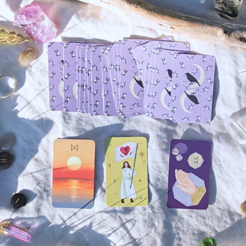 Lilac Rune Cards 25張 - 攝影集 - 紙 紫色