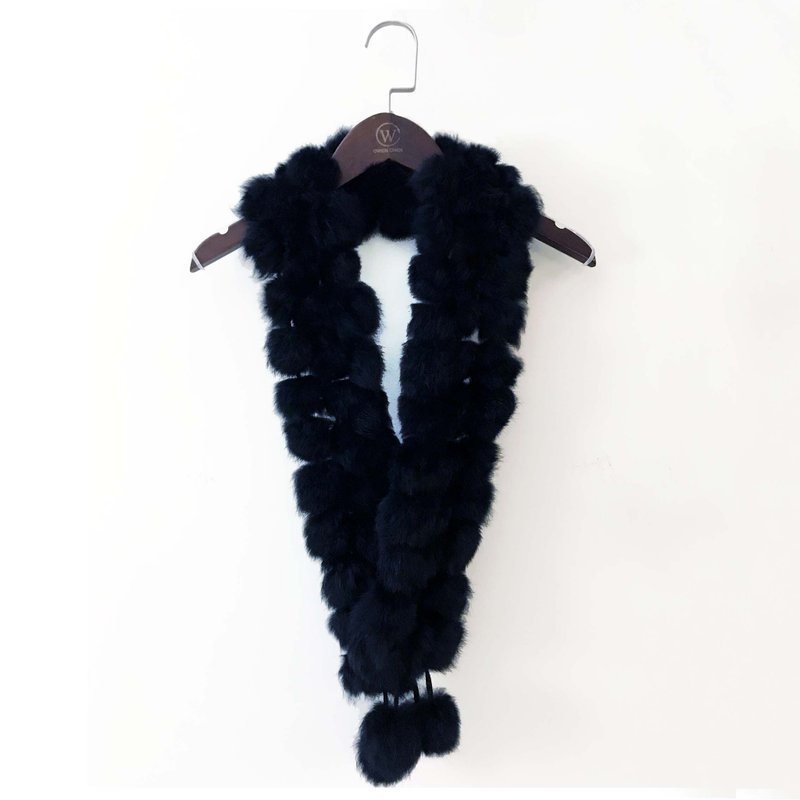 Owen Chen fur scarf